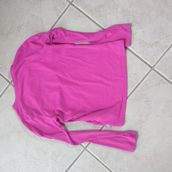 Girls size 7 The North Face pink long sleeve shirt Girls Rock - Picture 7 of 7